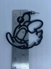 Daisy Duck hoop style earrings