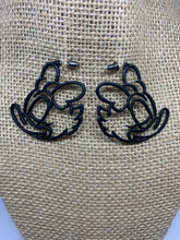Daisy Duck hoop style earrings
