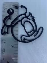 Donald Duck hoop style earrings