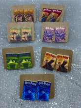 Harry potter Books cover Stud Earrings