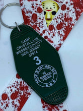 Camp Crystal Lake "Friday the 13th" movie Hotel room Key Tag / Fob
