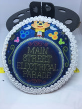 Main Street Electrical Parade Inspired print Fascinator Hat Base DIY Finish it yourself or Ready to wear Mickey