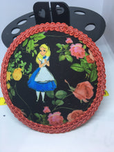 Alice in the Garden Inspired print Fascinator Hat Base DIY Finish it yourself or Ready to wear Alice in Wonderland